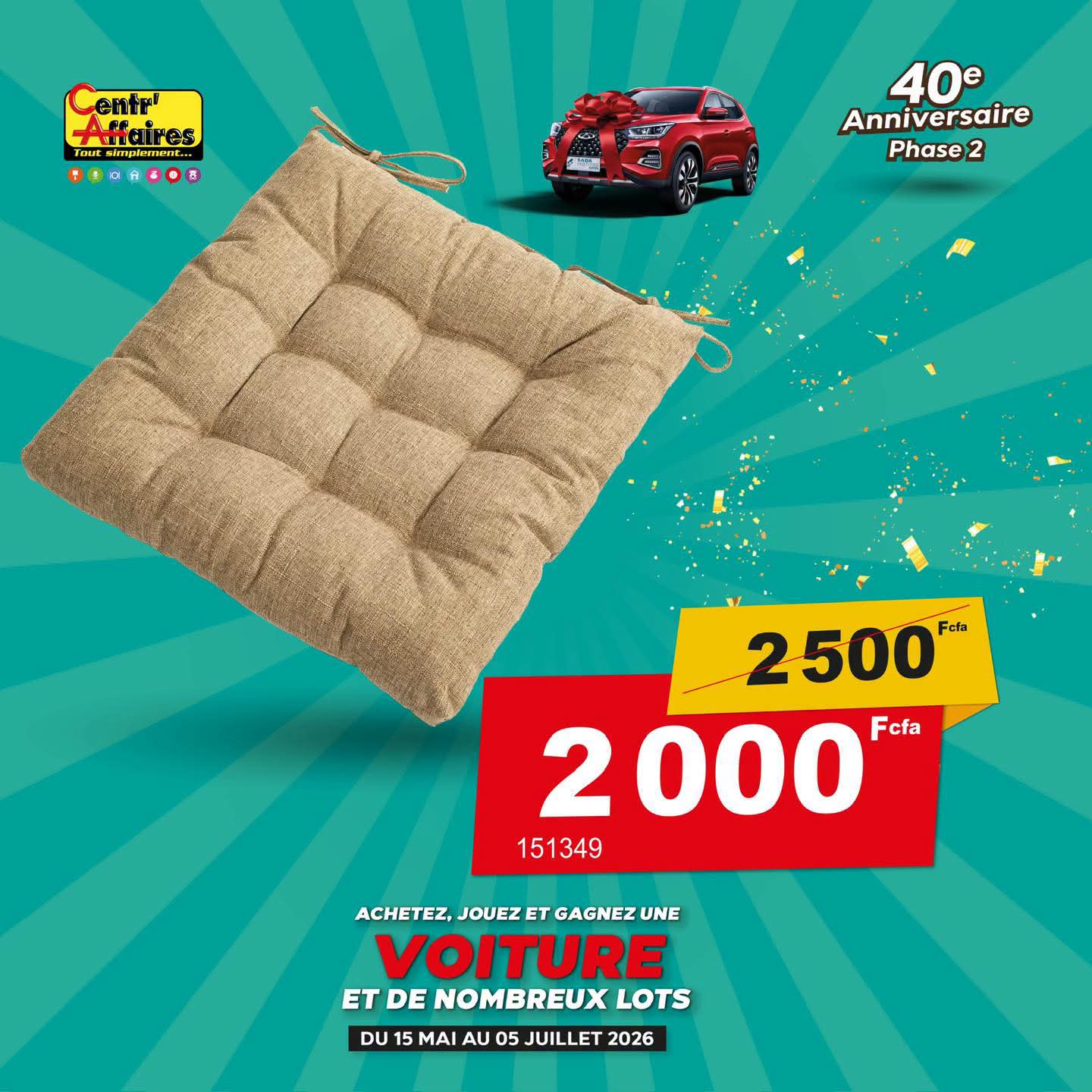 COUSSIN DE CHAISE
